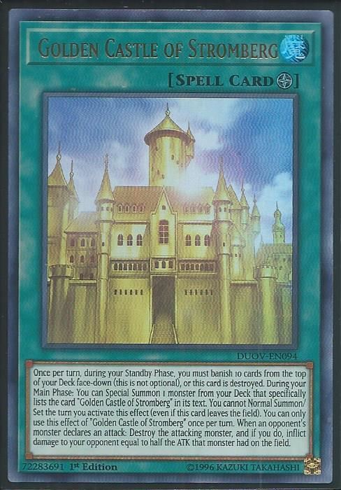 DUOV-EN094 Golden Castle of Stromberg - Ultra Rare