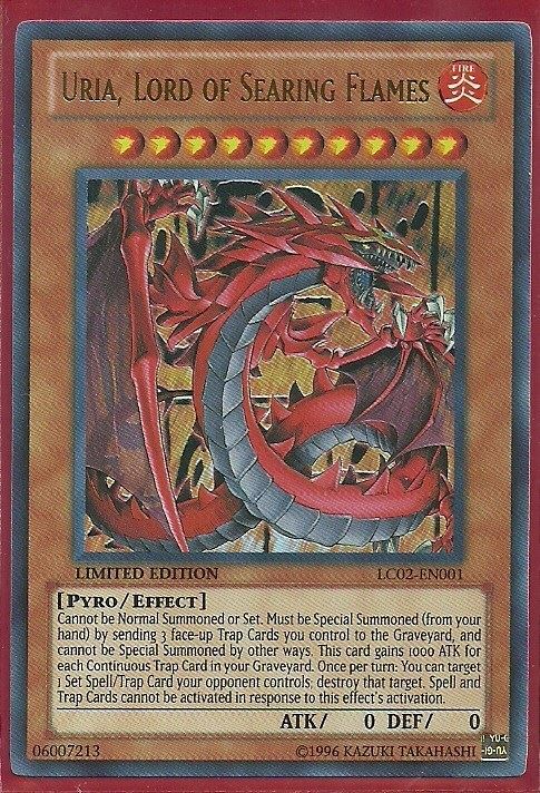LC02-EN001 Uria, Lord of Searing Flames – Ultra Rare - Bảo quản M2SCCQ-LITE