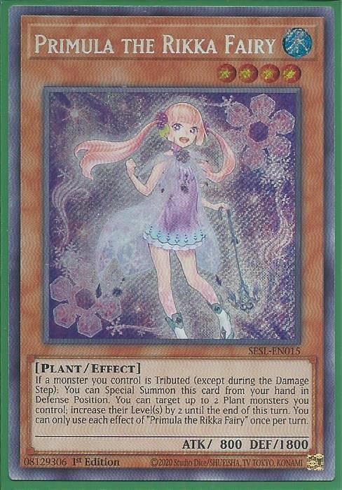 SESL-EN015 Primula the Rikka Fairy – Secret Rare