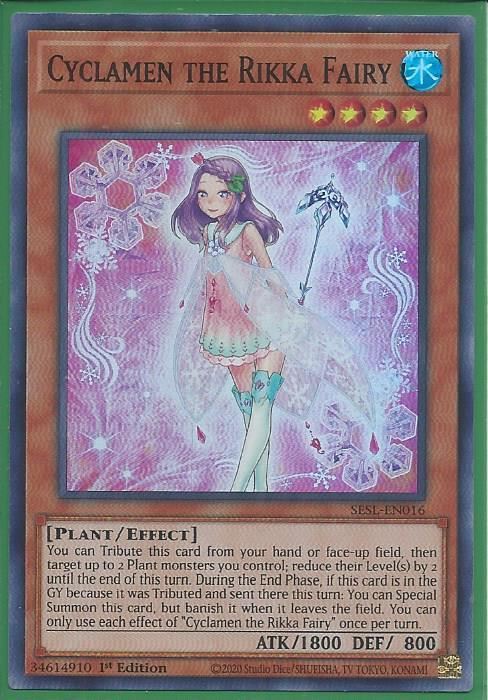 SESL-EN016 Cyclamen the Rikka Fairy – Super Rare