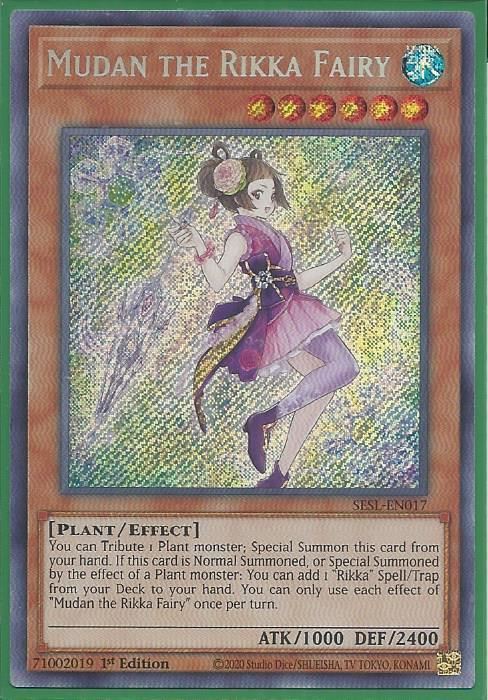 SESL-EN017 Mudan the Rikka Fairy – Secret Rare