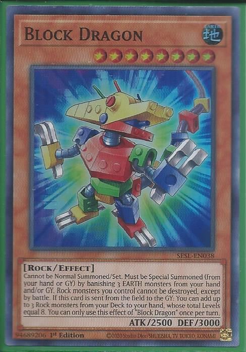 SESL-EN038 Block Dragon – Super Rare