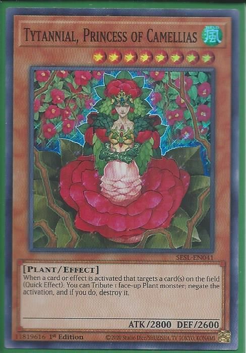 SESL-EN041 Tytannial, Princess of Camellias – Super Rare