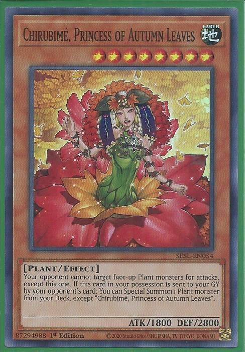SESL-EN054 Chirubime, Princess of Autumn Leaves – Super Rare