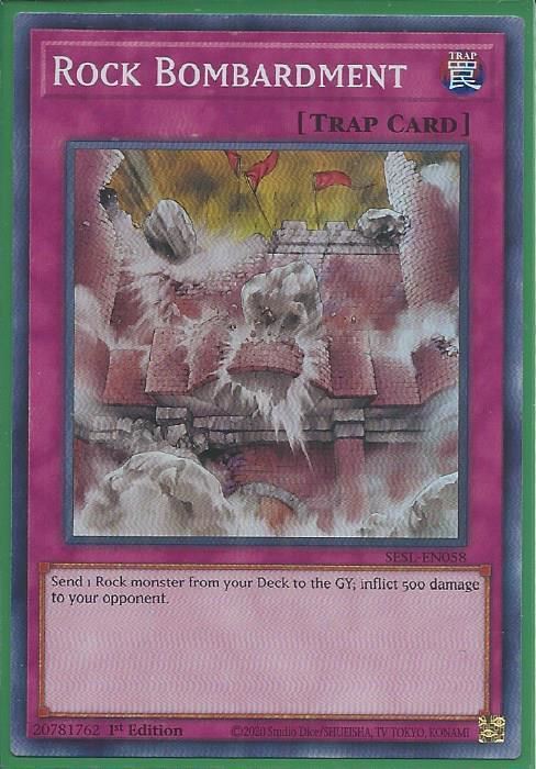 SESL-EN058 Rock Bombardment – Super Rare