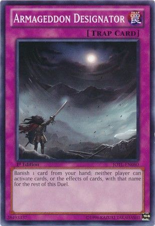 kduy JOTL-EN080 Armageddon Designator - Common