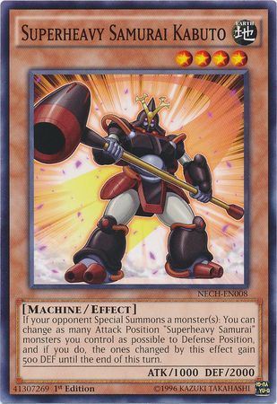kduy NECH-EN008 Superheavy Samurai Kabuto - Common
