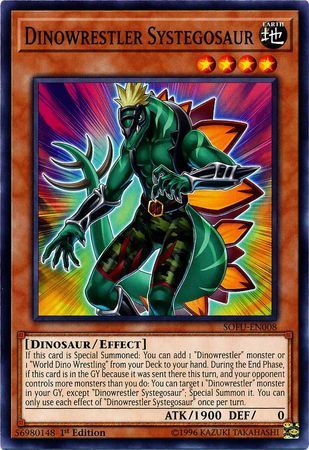kduy SOFU-EN008 Dinowrestler Systegosaur - Common