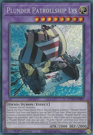 ETCO-EN087 Plunder Patrollship Lys - Secret Rare