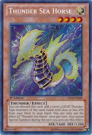kduy ABYR-EN098 Thunder Sea Horse - Secret Rare