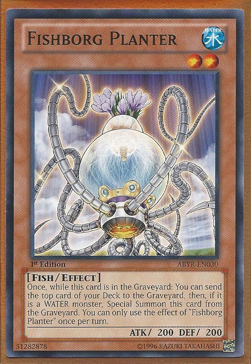 kduy ABYR-EN030 Fishborg Planter – Common