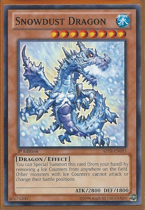 kduy ABYR-EN093 - Snowdust Dragon - Common