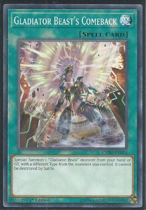 kduy CHIM-EN056 Gladiator Beast’s Comeback – Common