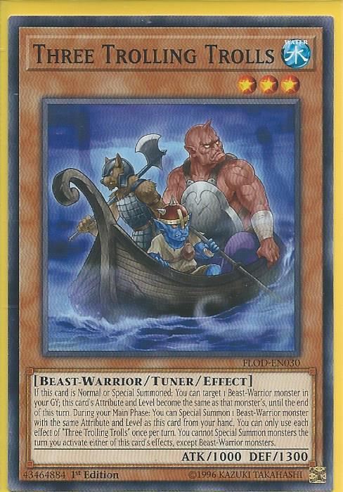 kduy FLOD-EN030 Three Trolling Trolls – Common