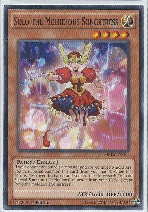 kduy MP16-EN183 Solo the Melodious Songstress - Common