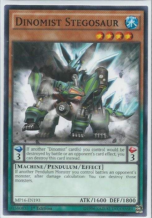 kduy MP16-EN193 Dinomist Stegosaur - Common