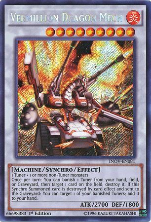 kduy INOV-EN081 - Vermillion Dragon Mech - Secret Rare
