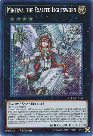 kduys BLLR-EN044 - Minerva, the Exalted Lightsworn - Secret Rare