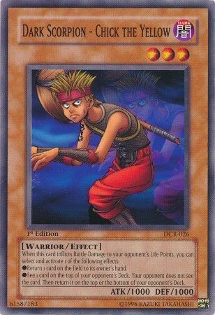 kduy DCR-026 Dark Scorpion - Chick the Yellow - Common