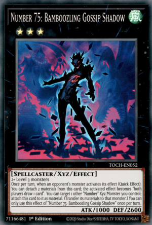 TOCH-EN052 - Number 75: Bamboozling Gossip Shadow - Super Rare |