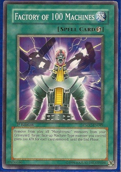 kduy CSOC-EN049 Factory of 100 Machines COMMON