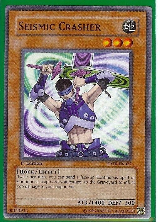 kduy FOTB-EN027 Seismic Crasher COMMON