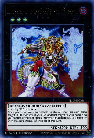BLAR-EN066 Brotherhood of the Fire Fist – Lion Emperor – Ultra Rare