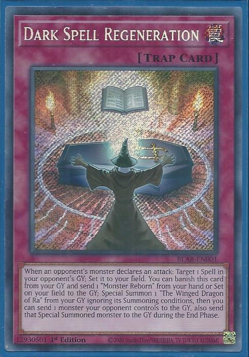 BLAR-EN001 Dark Spell Regeneration – Secret Rare