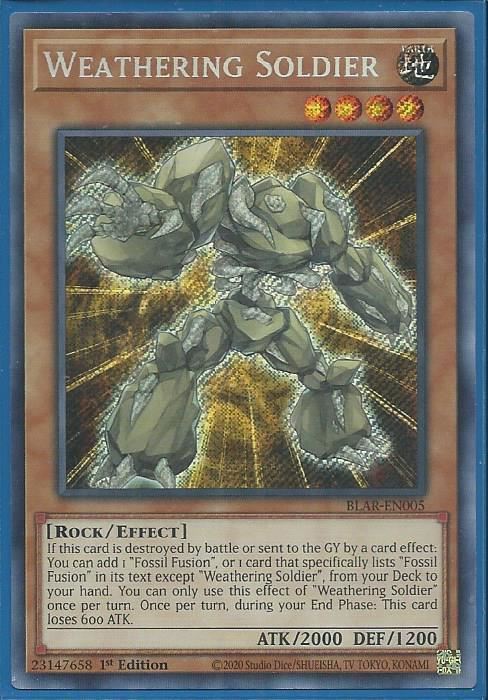 BLAR-EN005 Weathering Soldier – Secret Rare