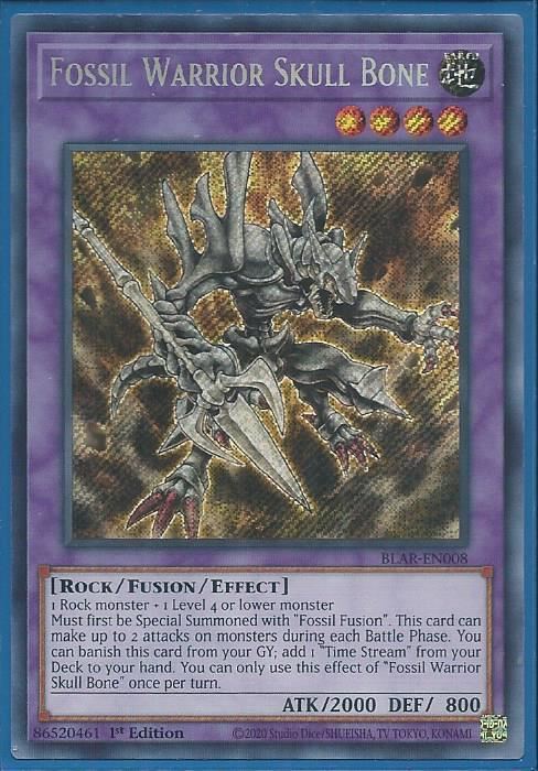 BLAR-EN008 Fossil Warrior Skull Bone – Secret Rare