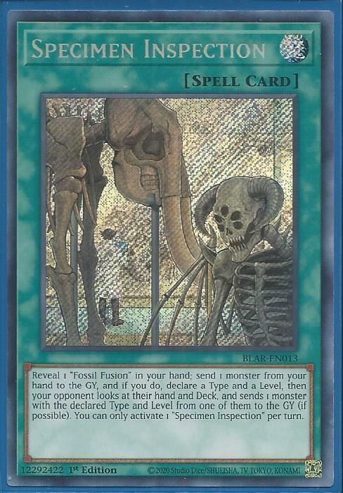 BLAR-EN013 Specimen Inspection – Secret Rare