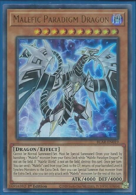 BLAR-EN019 Malefic Paradigm Dragon – Ultra Rare