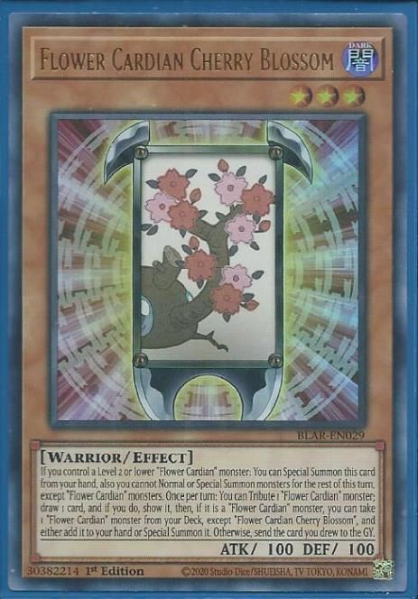 BLAR-EN029 Flower Cardian Cherry Blossom – Ultra Rare