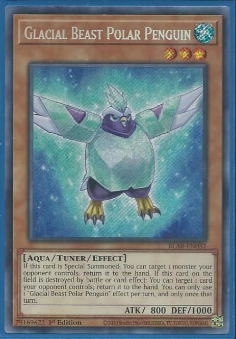 BLAR-EN032 Glacial Beast Polar Penguin – Secret Rare