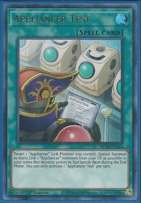 BLAR-EN044 Appliancer Test – Ultra Rare