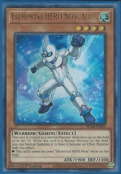 BLAR-EN053 Elemental HERO Neos Alius – Ultra Rare
