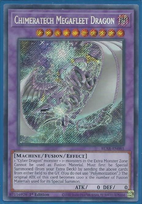 kduy BLAR-EN085 Chimeratech Megafleet Dragon – Secret Rare