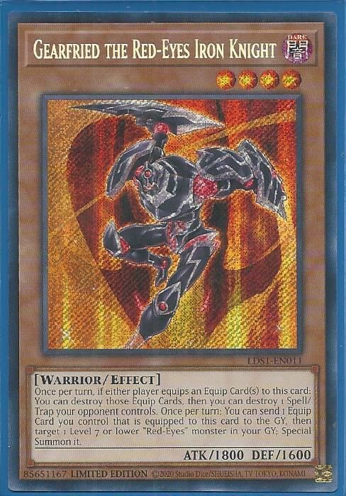LDS1-EN011 Gearfried the Red-Eyes Iron Knight – Secret Rare