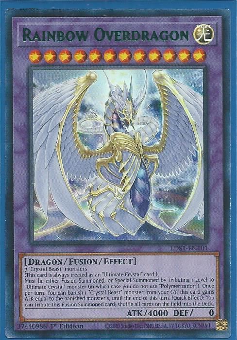 LDS1-EN101G Rainbow Overdragon – Ultra Rare GREEN |