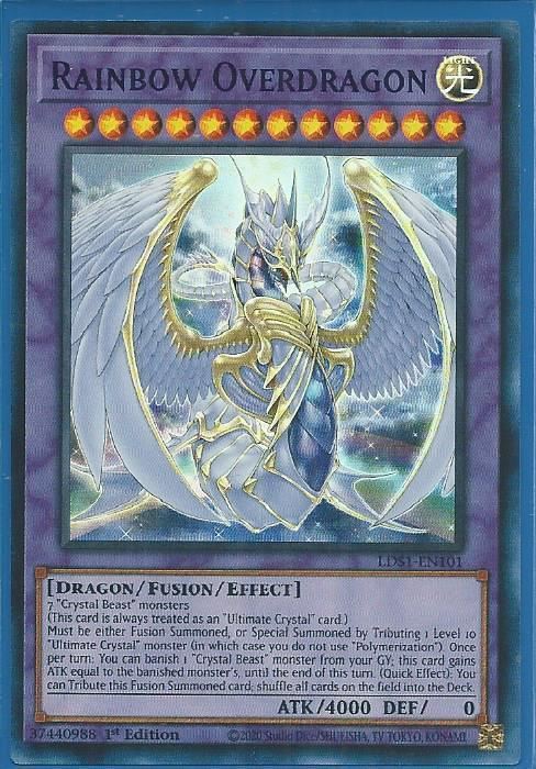 LDS1-EN101P Rainbow Overdragon – Ultra Rare PURPLE |