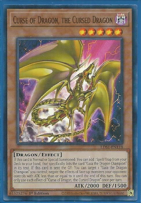 LDS1-EN118 Curse of Dragon, the Cursed Dragon – Ultra Rare