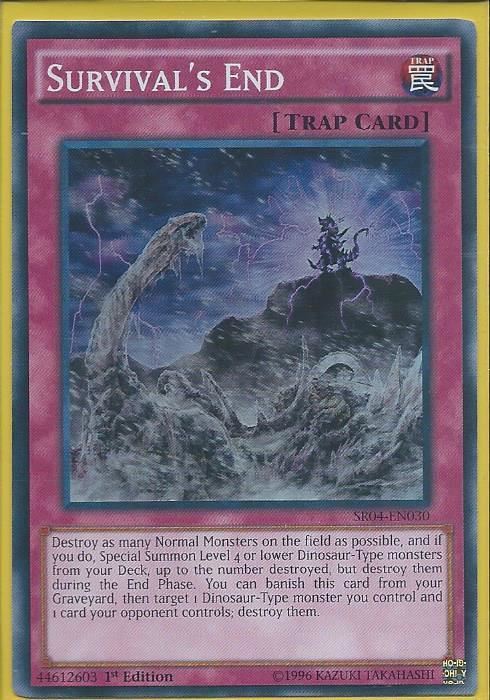 SR04-EN030 Survival’s End – Super Rare