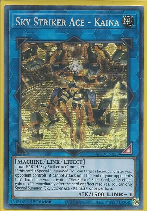 MP20-EN023 Sky Striker Ace - Kaina - Prismatic Secret Rare |