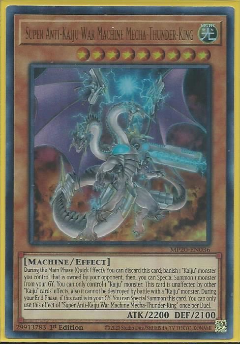 MP20-EN036 Super Anti-Kaiju War Machine Mecha-Thunder-King - Ultra Rare |