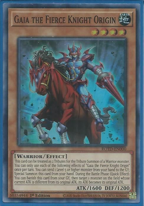 ROTD-EN000 Gaia the Fierce Knight Origin – Super Rare |