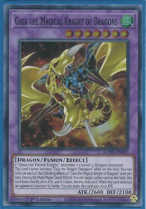 ROTD-EN037 Gaia the Magical Knight of Dragons – Super Rare |