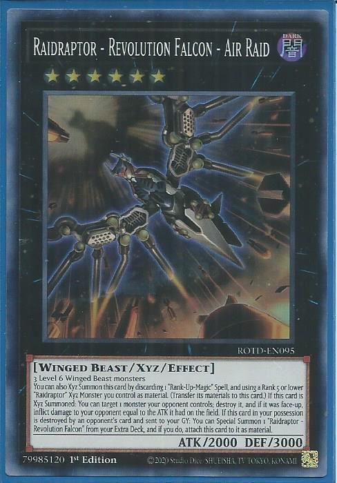 ROTD-EN095 Raidraptor – Revolution Falcon – Air Raid – Super Rare |
