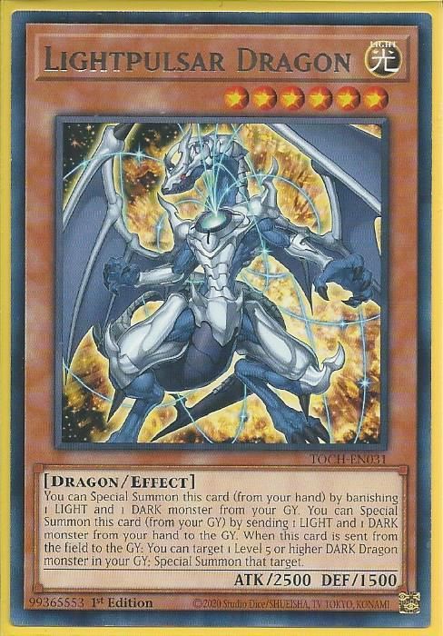 kduy TOCH-EN031 Lightpulsar Dragon – Rare - played