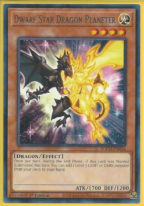 kduy TOCH-EN034 Dwarf Star Dragon Planeter – Rare - played