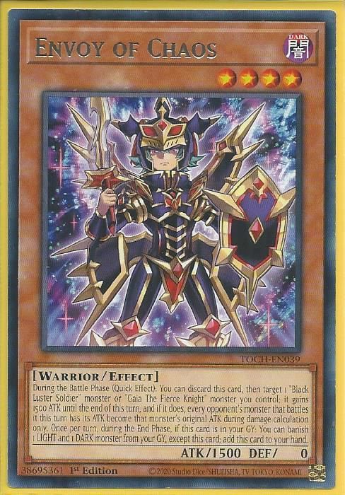 kduy TOCH-EN039 Envoy of Chaos – Rare - played